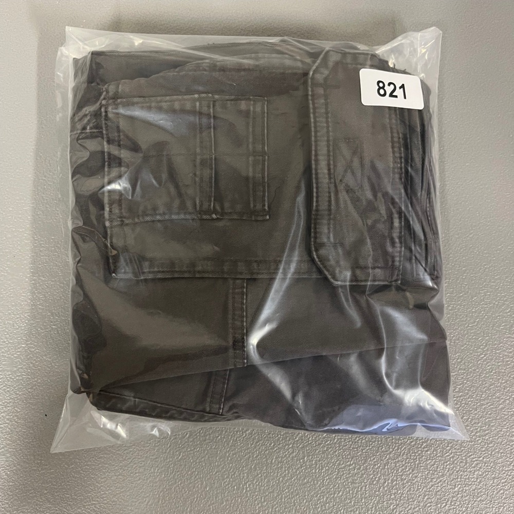 Hollister Mens Loose Fit Cargo Pants Charcoal Grey 30x32 Utility Workwear - Picture 8 of 8